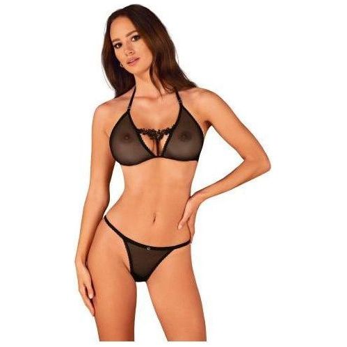 Celia Noir - Doorzichtige Set - Zwart